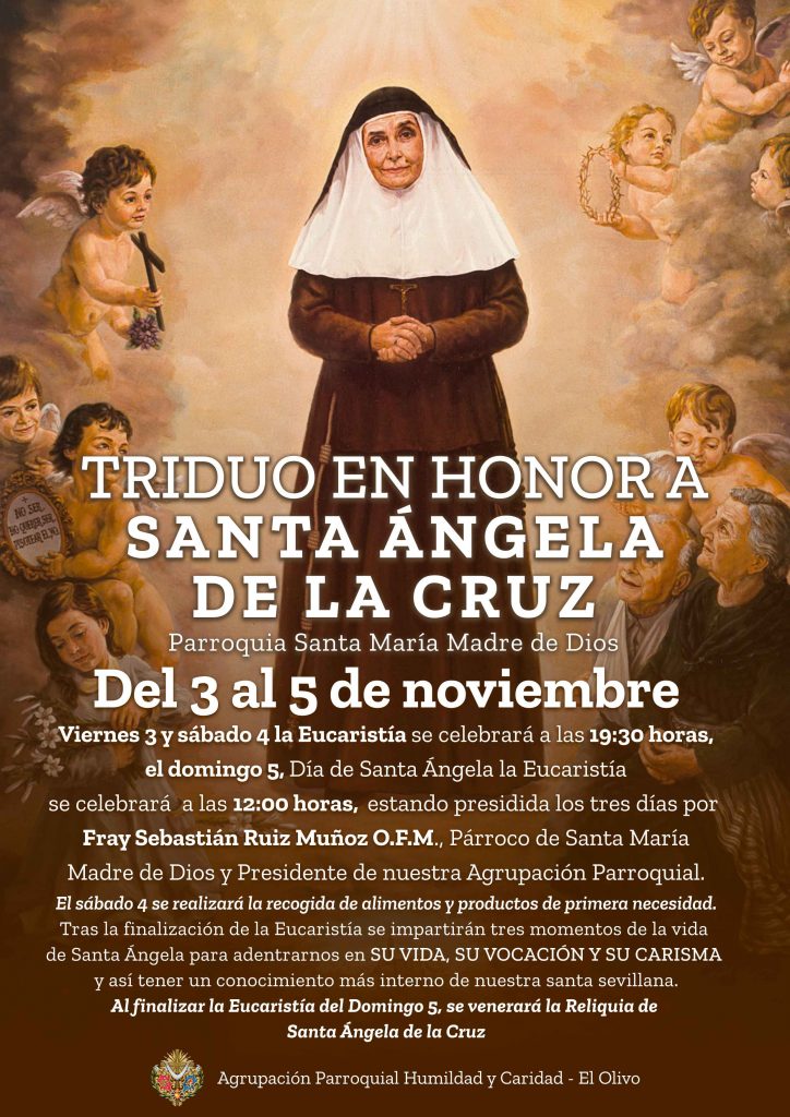 cartel de Santa Ángela de la Cruz 2023