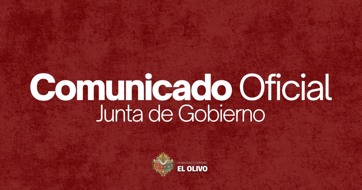 Comunicado · Nombramiento del capataz